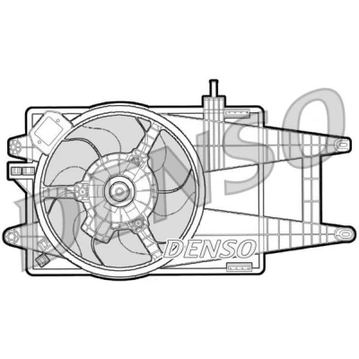 Imagen de DENSO DER09040 Ventilador de Radiador 294 12 50 FIAT: Punto II Hatchback