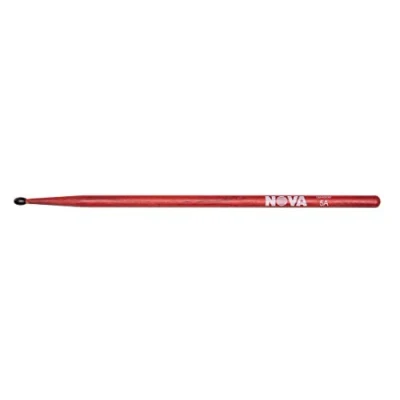 Imagen de Vic FIrth Baquetas NOVA 5AN Punta de Nailon color rojo