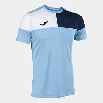Imagen de Joma Camiseta Manga Corta Crew v Celeste Marino Blanco