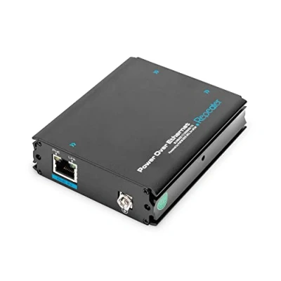 Imagen de Conmutador extensor DIGITUS PoE + RJ45 Fast Ethernet 1 puerto de entrada 2 puertos salida Fuente alimentación a través
