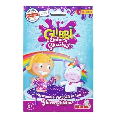 Imagen de Simba Dickie Glibbi Unicornio Brillo Baño, Multicolor, 150 g (1er Pack) (105953271)