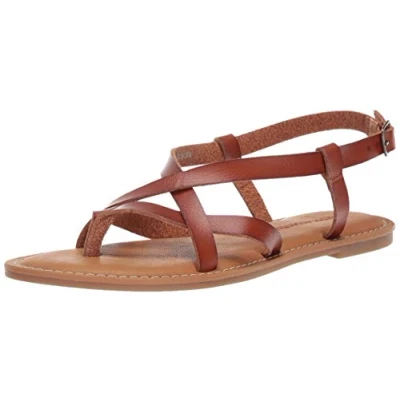 Imagen de Amazon Essentials Sandalias de Tiras Informal Mujer, Bronceado, 37 EU