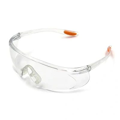Imagen de Meiliyizu gafas de seguridad para bicicleta, transparentes, hombres y mujeres; trabajo ligeras, resistentes a los arañazos, antivaho