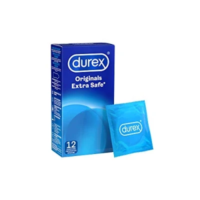 Imagen de Durex Preservativos Extra Seguro Mas Grosor y Extralubricados 12 Condones
