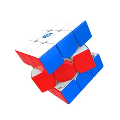 Imagen de GAN 356 Mini M Pro Cubo Magnético Mágico 3x3,Speed Cube stickerless con 72 Imanes/4 Niveles de Elasticidad/7 Potencias Magnéticas,Cubo Ligero 54 g,Puzzle Adultos y Niños