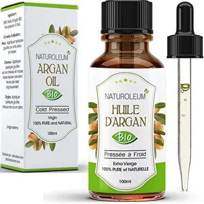Imagen de ACEITE DE ARGÁN 100% ORGÁNICO Puro y Natural Prensado en Frío Virgen extra, Cuidado del cabello, pestañas, uñas, piel, barba 100ml