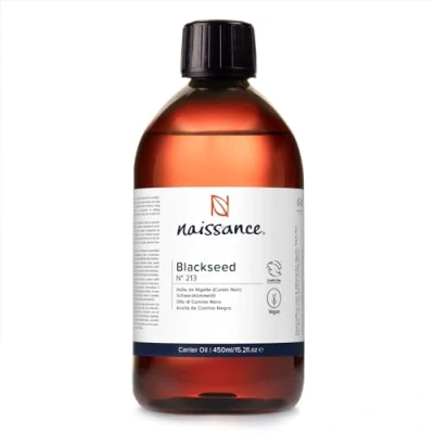 Imagen de Naissance Aceite de Semilla Negra Prensado en Frío (No. 213) 450ml (Semilla Comino) Natural, Refinar, Vegano