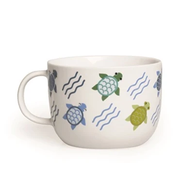 Imagen de Excelsa Taza de diseño Animales, 450 ml, Porcelana, Colo Blanco