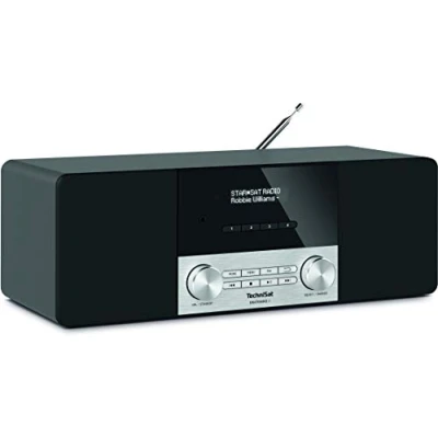 Imagen de TechniSat DIGITRADIO 4 Radio Dab estéreo (Dab+, FM, Bluetooth, Entrada para Auriculares, Auxiliar, Pantalla OLED, 20 W RMS, Altavoz Elac) Blanco