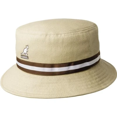 Imagen de Kangol Sombrero de Pescador a Rayas, Avena, XL