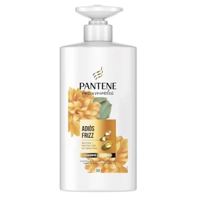 Imagen de Pantene Pro V Miracles Frizz Control Champú con Biotina y Complejo de Keratina 500ml Para Pelo Seco Dañado. Nutrición Profunda. Protege el contra la Humedad lo Deja Suave durante Todo Día