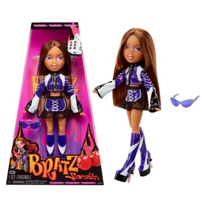 Imagen de Bratz Scorchin&#039; Yasmin Incluye 1 Muñeca de Moda, Viene con Conjunto y Accesorios, Muñecas Inspiradas en Las Motos, Lindos Juguetes para Niñas