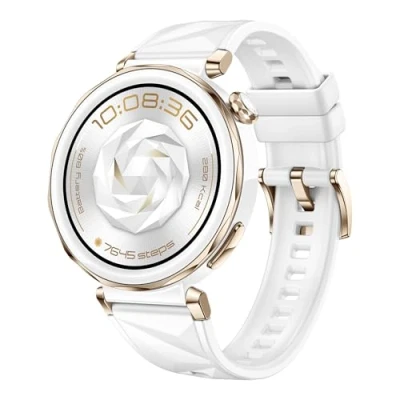 Imagen de HUAWEI Watch GT 5 Pro 42mm Smartwatch, Silueta con Diseño Sofisticado, Nueva Experiencia Running y Ciclismo, Seguimiento de Salud, 7 Días Duración, iOS &amp; Android, GPS, Blanco
