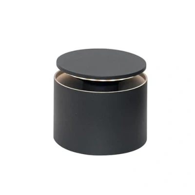 Imagen de Zafferano, Lámpara Push Up, de Mesa Recargable e Inalámbrica con Control Táctil, Adecuada también como Exterior, Atenuador, 2200 3000 K, Altura 80 100 cm, Color Gris Oscuro