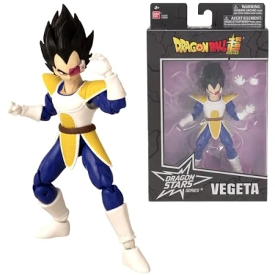Imagen de BANDAI Dragon Ball Super Stars 17 cm Anime Figure Vegeta Visor, Multicolor