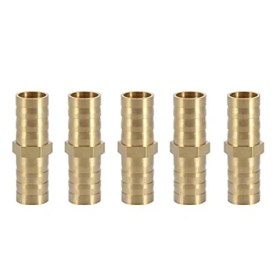 Imagen de Conector Recto de Púas Latón Acoplamiento Manguera Agua Tubo Acoplador Combinador Adaptador 6/8/10/12/14/16 / 20mm(12mm 5pcs) (12mm)