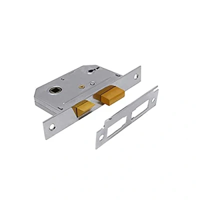 Imagen de Yale Cerradura de embutir 2 palancas P M246 CH 63, paquete Visi, adecuada para puertas interiores, cromo pulido, 2,5 pulgadas/64 mm
