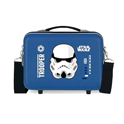 Imagen de Star Wars Storm Neceser Adaptable con Bandolera Azul 29x21x15 cms Rígido ABS 9,14L