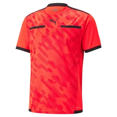 Imagen de PUMA Maillot d&#039;arbitre Teamliga Camisa del árbitro, Hombre, Red Blast Negro, L