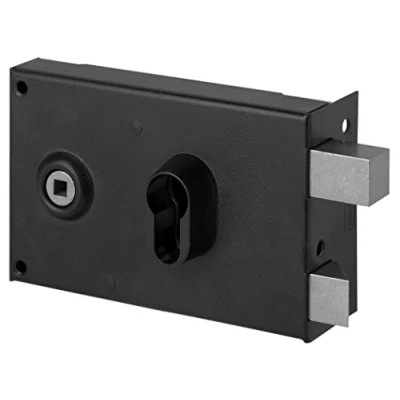 Imagen de Abus fe9762107 a sa H CE D Cerradura de sobreponer con asa/horizontal cierre llave para apertura exterior derecha 80 x 140
