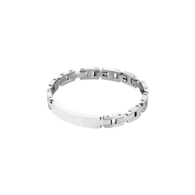 Imagen de Lotus Style Pulsera modelo LS1578 2/1 de la colección Men In Black en acero para caballero, Plata