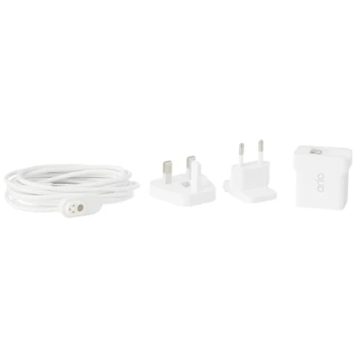 Imagen de Arlo Cable Magnético 2,4 m Interior, Blanco, Compatible Con La Camara Vigilancia WiFi Pro 3, 4 (+XL), 5, Ultra 2 Floodlight, Go 2, Accesorio Certificado, VMA5000C