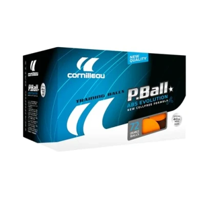 Imagen de Cornilleau ITTF plástico ABS evolución 1 Estrella Pelotas de Tenis (72 Unidades), Unisex, Plastic Evolution, Naranja, Talla única