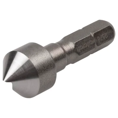Imagen de wolfcraft Avellanador cónico, Ø 12 mm, vástago hexagonal I 2576000 para el avellanado preciso de agujeros taladrados, uniones atornilladas al ras en madera, metal no férreo y plástico
