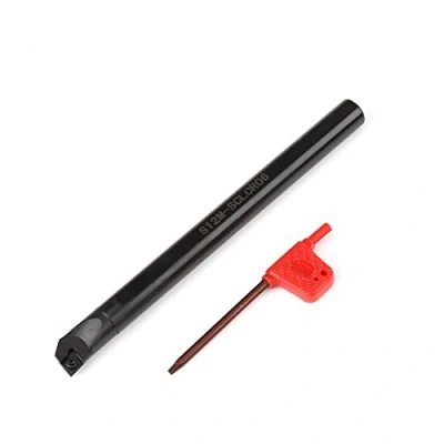 Imagen de Barra Perforadora Accusize, Soporte de 10 Uds CCMT0602 Barras Pequeñas para Inserto Torno Metal 3 Llaves SCLCR Aburrido Torneado Interno