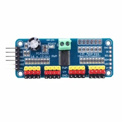 Imagen de JZK PCA9685 16 Canales 12 bits PWM Servo Motor Driver IIC Módulo para Robot Arduino