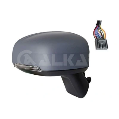 Imagen de Espejo retrovisor Alkar 6144691 derecha imprimado eléctrico con memoria, sensor de temperatura, convexo para vehíc. volante a la izquierda
