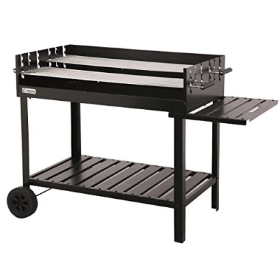 Imagen de Tepro Atlanta Parrilla Carro Carbón Vegetal Negro Barbacoa (Parrilla, Vegetal, Carro, Plancha, Negro, Rectangular)