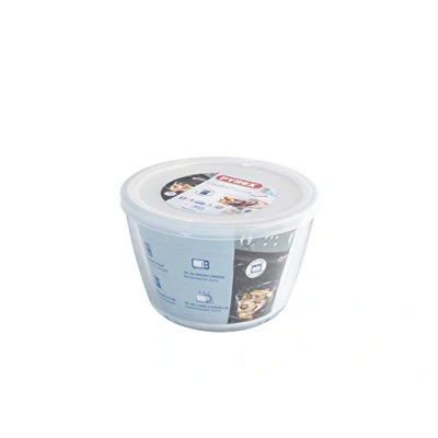 Imagen de Pyrex Cook&amp;Freeze Recipiente Redondo con Tapa, 16cm 1,6L, Vidrio borosilicato Extra Resistente, Apto para Horno