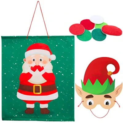 Imagen de Toyland® Pin The Nose On Santa! Juego de fiesta familiar Navidad para niños a partir 5 años