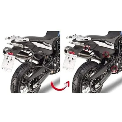 Imagen de Givi Rapid release tubular side cases monokey plr5103 bmw f650gs 08 13, f800gs f700gs 13
