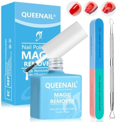 Imagen de 15 ML Quita Esmalte Semipermanente, Removedor de Uñas Magic Gel Herramienta Para Remover el Uñas, Quitar Rápido y Fácil, No Daña las