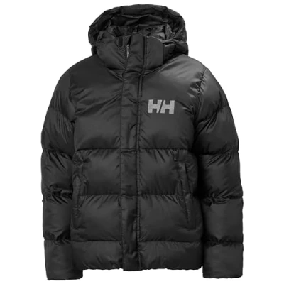 Imagen de Helly Hansen JR Vision Puffy Unisex Chaqueta de invierno para niños, Talla: 176, Black