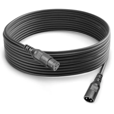 Imagen de Cable Dmx 5m para Luces Xlr Macho Hembra 3 Pin de Luz Dmx, Pines Canon Conexión Señal Cabeza Movil o Focos Escenario Led, Micrófono Mezclador Audio