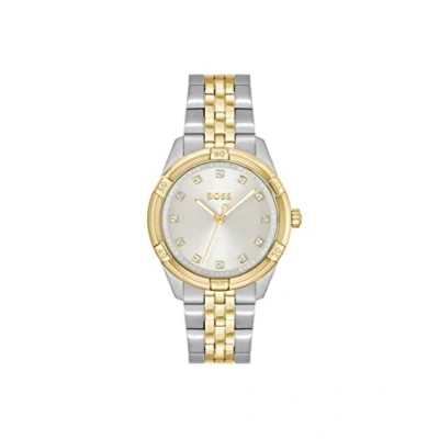Imagen de BOSS Reloj Analógico de Cuarzo para Mujer con Correa en Acero Inoxidable Dos Tonos 1502700