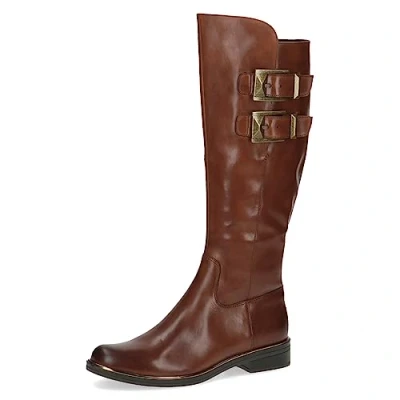 Imagen de CAPRICE 9 25501 41, Botas planas para Mujer, Marrón (Cognac Nappa), 40.5 EU