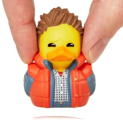 Imagen de TUBBZ Mini Marty Mcfly Figura Coleccionable de Pato Goma Vinilo Producto Oficial Back to The Future Películas acción Retro y televisión