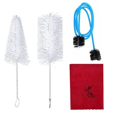Imagen de Kit de Limpieza Trompeta, Cepillo Boquilla Trompeta Valvula Flexible Paño Herramienta Set Instrumento Mantenimiento Accesorios