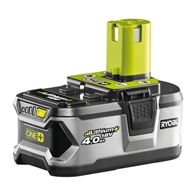 Imagen de RYOBI Batería 18V ONE+ 4.0 Ah Ion Litio Compatible con Todas las Herramientas y 100% Retrocompatible De Gran Autonomía Rendimiento RB18L40