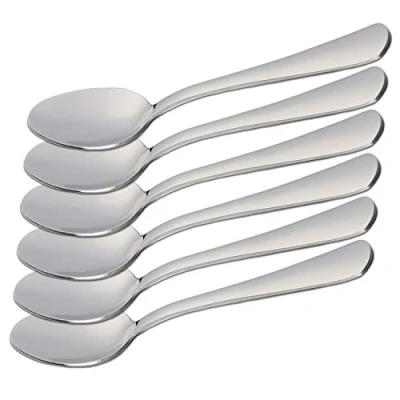 Imagen de 6 Cucharillas Cafe Acero Inoxidable 12,5 x 2,6 cm