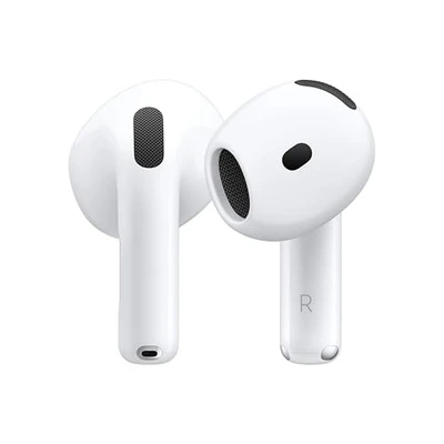 Imagen de Apple AirPods 4 con Cancelación Activa de Ruido (2024 4ª gen), Inalámbricos, Bluetooth®, Estuche carga USB‑C altavoz, Chip H2, Siri, Blanco