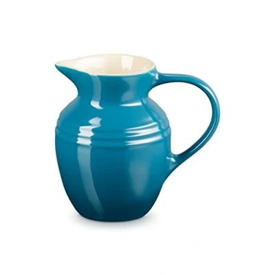 Imagen de LE CREUSET Jarra de desayuno cerámica gres, 600 ml, 550 g, Azul Deep Teal