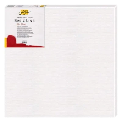 Imagen de Kreul 62020 Solo Goya lienzo Extensible Línea Básica, bastidor 20 x cm, con de algodón imprimado 4 veces, ideal para pinturas al óleo, acrílicas y gouache