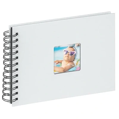 Imagen de walther design Álbum de fotos azul claro 23 x 17 cm espiral con perforación, Fun SA 109 BL