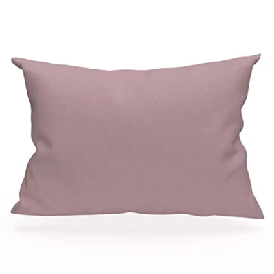 Imagen de Soleil d&#039;ocre Funda de almohada algodón 57 hilos, Rosa, 50 x 70 cm