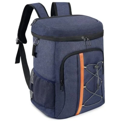 Imagen de Mochila Nevera 28 L,Mochila Termica,Mochila Termica Porta Alimentos Adecuada para Viajes,Playa,Picnic,Actividades Al Aire Libre (Gris Oscuro)